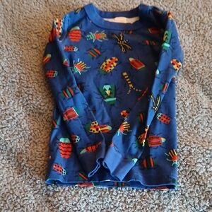 Kids Colorful Bug Print Shirt